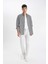 Pantolon Slim Fit Dar Kesim Cepli Dar Paça C9436AX24AU 4