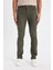 Pantolon Slim Fit Dar Kesim Cepli Dar Paça C9436AX24AU 1