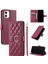 IPhone 12 Mini Koruyucu Pu Deri Kart Yuvaları Tutucu Bilek Için Flip Case (Yurt Dışından) 5