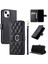 IPhone 13 Için Flip Case Mini Kart Yuvaları Tutucu Bilek Kayışı Manyetik Pu (Yurt Dışından) 5