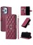 IPhone 15 Pro Max Kart Yuvaları Tutucu Bilek Kayışı Manyetik Pu Için Flip Case (Yurt Dışından) 5