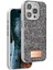 Onegif iPhone 15 Pro Max Bright Simli Kapak - Gümüş 1
