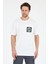 Erkek %100 Pamuk Cep Detaylı Baskılı Tişört – Bisiklet Yaka, Yazlık Model Erkek T-Shirt 0105 1