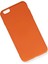 Newface iPhone 6 Plus Kılıf Nano Içi Kadife Silikon - Turuncu 3