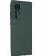 Newface Xiaomi Mi 12 Kılıf Nano Içi Kadife Silikon - Koyu Yeşil 3