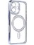 Newface iPhone 16 Kılıf Joke Simli Magneticsafe Kılıf - Mavi 3