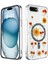 Newface iPhone 7 Kılıf Daisy Simli Magsafe Kapak - Siyah 1