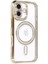 Newface iPhone 16 Kılıf Joke Simli Magneticsafe Kılıf - Gold 1