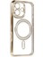 Newface iPhone 16 Kılıf Joke Simli Magneticsafe Kılıf - Gold 3