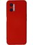 Newface Oppo A96 Kılıf Nano Içi Kadife Silikon - Kırmızı 1