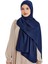 Monogram Etnik Desen Şal - Lacivert 5