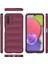 Newface Samsung Galaxy A03S Kılıf Optimum Silikon - Bordo 3