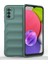 Newface Samsung Galaxy A03S Kılıf Optimum Silikon - Koyu Yeşil 1