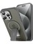 Newface iPhone 15 Pro Tork Magsafe Standlı Kapak - Titan Gri 2
