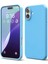 Newface iPhone 16 Plus Kılıf Nano Içi Kadife Silikon - Mavi 1