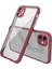 Newface iPhone 12 Mini Kılıf Miami Şeffaf Silikon - Fuşya 1