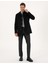 Erkek Siyah Slim Fit Kaşe Kaban 50314215-VR046 4