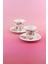Pink Ivy Rose Altın Yaldızlı 2 Kişilik Çay Fincan Takımı 1