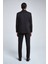 Ds Damat Slim Fit Siyah Armürlü Smokin Yelekli Takim Elbise 3
