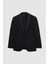 Ds Damat Slim Fit Siyah Armürlü Smokin Yelekli Takim Elbise 5