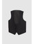 Ds Damat Slim Fit Siyah Armürlü Smokin Yelekli Takim Elbise 6