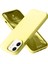 Newface iPhone 12 Kılıf Nano Içi Kadife Silikon- Sarı 2
