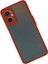 Newface Oppo A96 Kılıf Montreal Silikon Kapak - Kırmızı 2