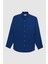 Ds Damat Comfort Indigo Düz Gömlek 1
