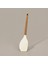 Akasya Saplı Silikon Servis Spatulası - Kahverengi / Krem 1