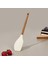 Akasya Saplı Silikon Servis Spatulası - Kahverengi / Krem 2