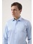 Ds Damat Slim Fit Mavi Düz Nano Care Gömlek 1