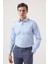 Ds Damat Slim Fit Mavi Düz Nano Care Gömlek 2