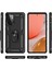 Newface Samsung Galaxy A72 Kılıf Sofya Yüzüklü Silikon Kapak - Siyah 3