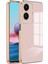 Newface Vivo Y18 Kılıf Volet Silikon - Pembe 1
