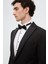 Ds Damat Slim Fit Siyah Armürlü Damatlık & Smokin Takim Elbise 2