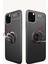 Newface iPhone 11 Pro Max Kılıf Range Yüzüklü Silikon - Siyah 2