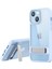 Newface iPhone 14 Plus Kılıf Rolet Stand Kapak - Sierra Blue 1