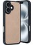Newface iPhone 16 Kılıf Aras Deri Kapak - Pudra 1