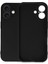 Newface iPhone 16 Plus Kılıf Nano Içi Kadife Silikon - Siyah 3
