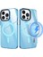 Newface iPhone 13 Pro Max Kılıf Beta Magneticsafe Silikon - Mavi 2