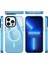 Newface iPhone 13 Pro Max Kılıf Beta Magneticsafe Silikon - Mavi 3