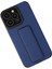 Newface iPhone 13 Pro Kılıf Mega Standlı Silikon - Mavi 2
