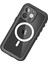 Newface iPhone 13 Pro Kılıf Red Pepper Magneticsafe Su Geçirmez Kılıf - Siyah-Gri 3
