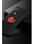 Newface Huawei P40 Kılıf Range Yüzüklü Silikon - Siyah-Kırmızı 3