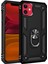 Newface iPhone 11 Kılıf Sofya Yüzüklü Silikon Kapak - Siyah 1