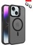 Joko iPhone 14 Kılıf Flet Lens Magsafe Kapak - Siyah 1