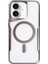 Newface iPhone 16 Plus Kılıf Boyi Magsafe Silikon Kapak - Titan Gri 1