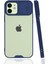 Newface iPhone 12 Kılıf Platin Kamera Koruma Silikon - Lacivert 1