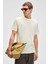 Mocassın Erkek %100 Pamuk Relaxed Fit Yuvarlak Yaka Kısa Kollu Sarı T-shirt 3