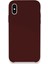 Newface iPhone Xs Max Kılıf Lansman Legant Silikon - Bordo 1